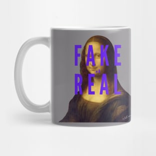 Mona Lisa "Fake or Real" Mug